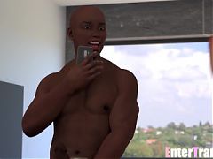 Big Booty Trans milf Fucks her sons BBC bully